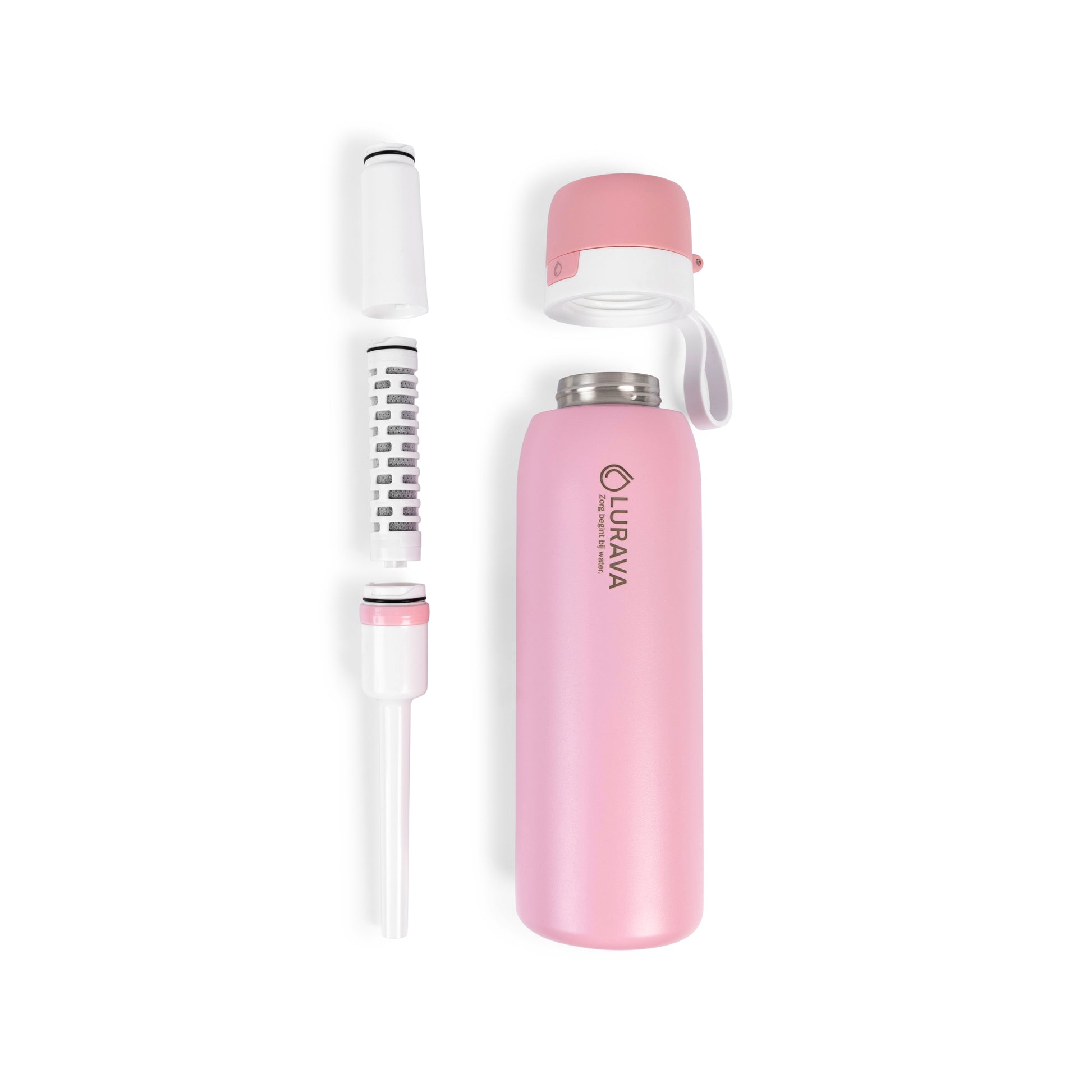 Lurava Go Bottle Pro – Blush Rose Edition