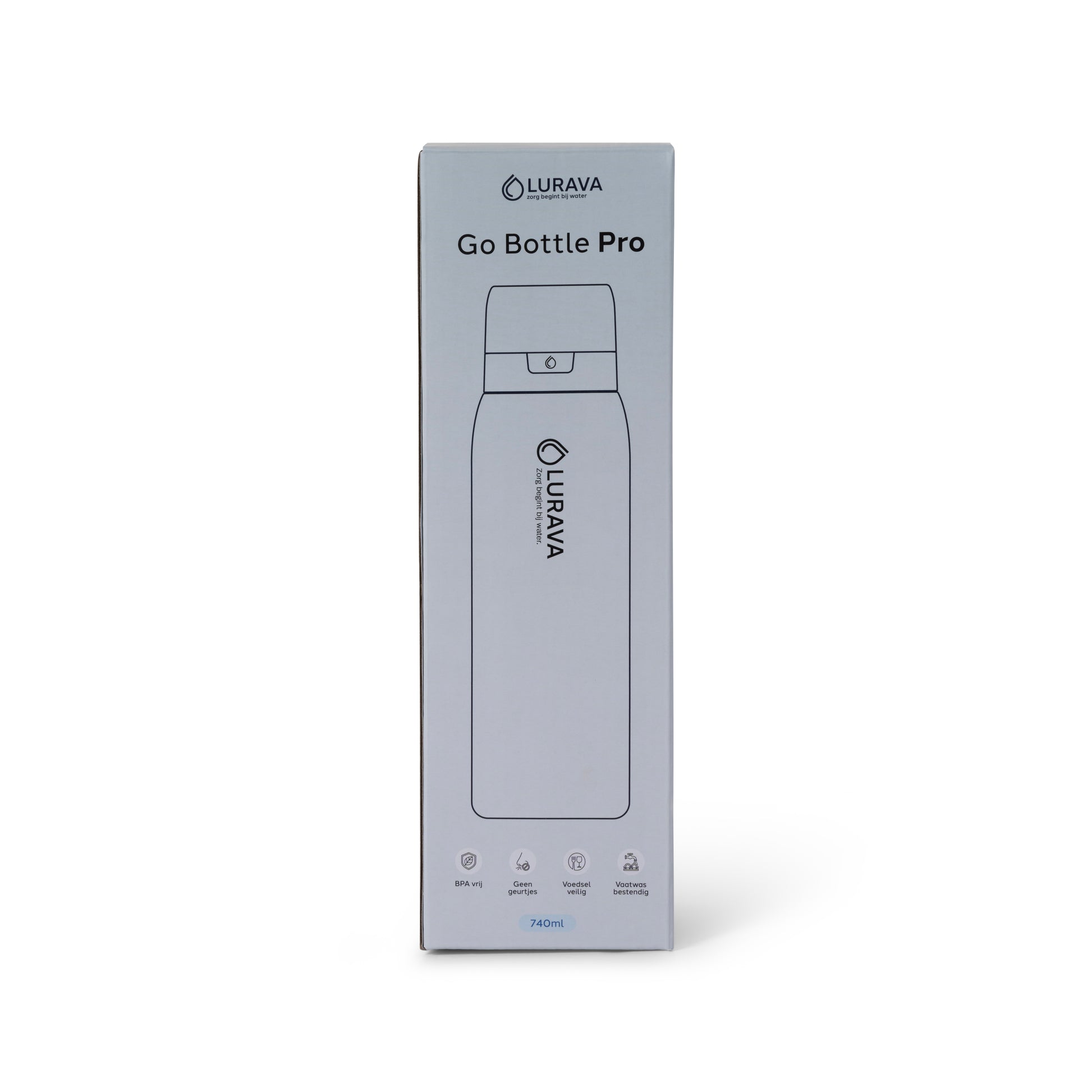 Lurava Go Bottle Pro – Midnight Steel Edition